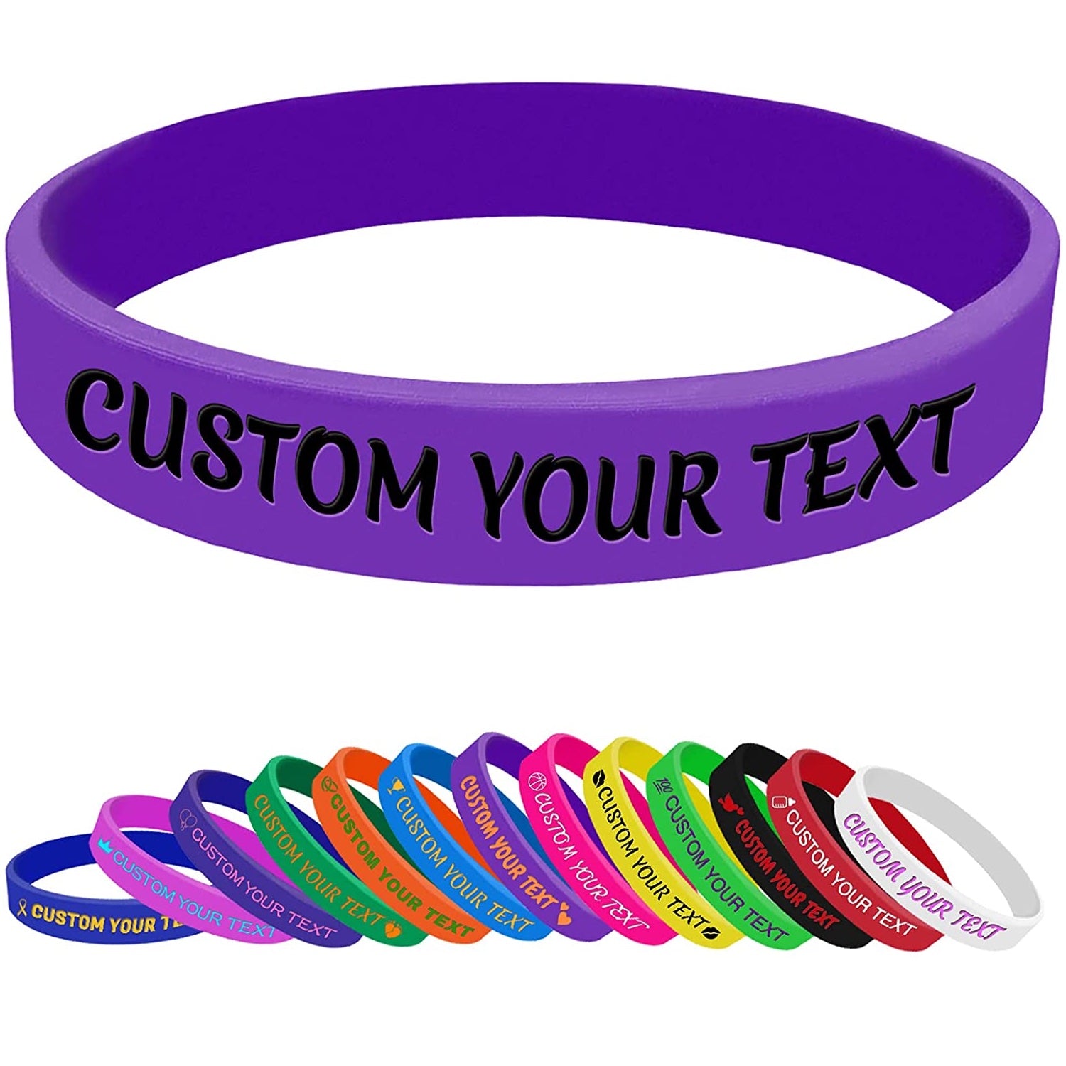 Buy WristcoPremium Neon Orange Plastic Secure Snap Wristbands - 500 Count  5/8