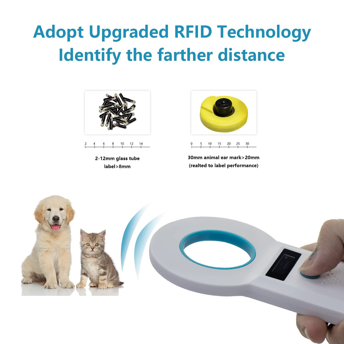 Pet Microchip Reader Scanner W90B